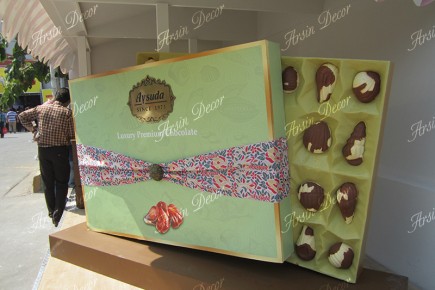 ماکت تبلیغاتی جعبه شکلات