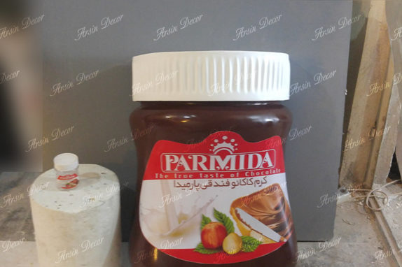 ماکت تبلیغاتی شیشه شکلات پارمیدا